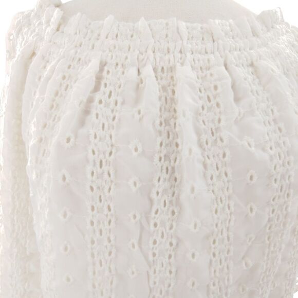 Anthro Floreat eyelet top with bell sleeves - Picture 6 of 12